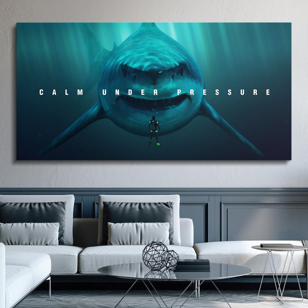 Calm Under Pressure canvas art