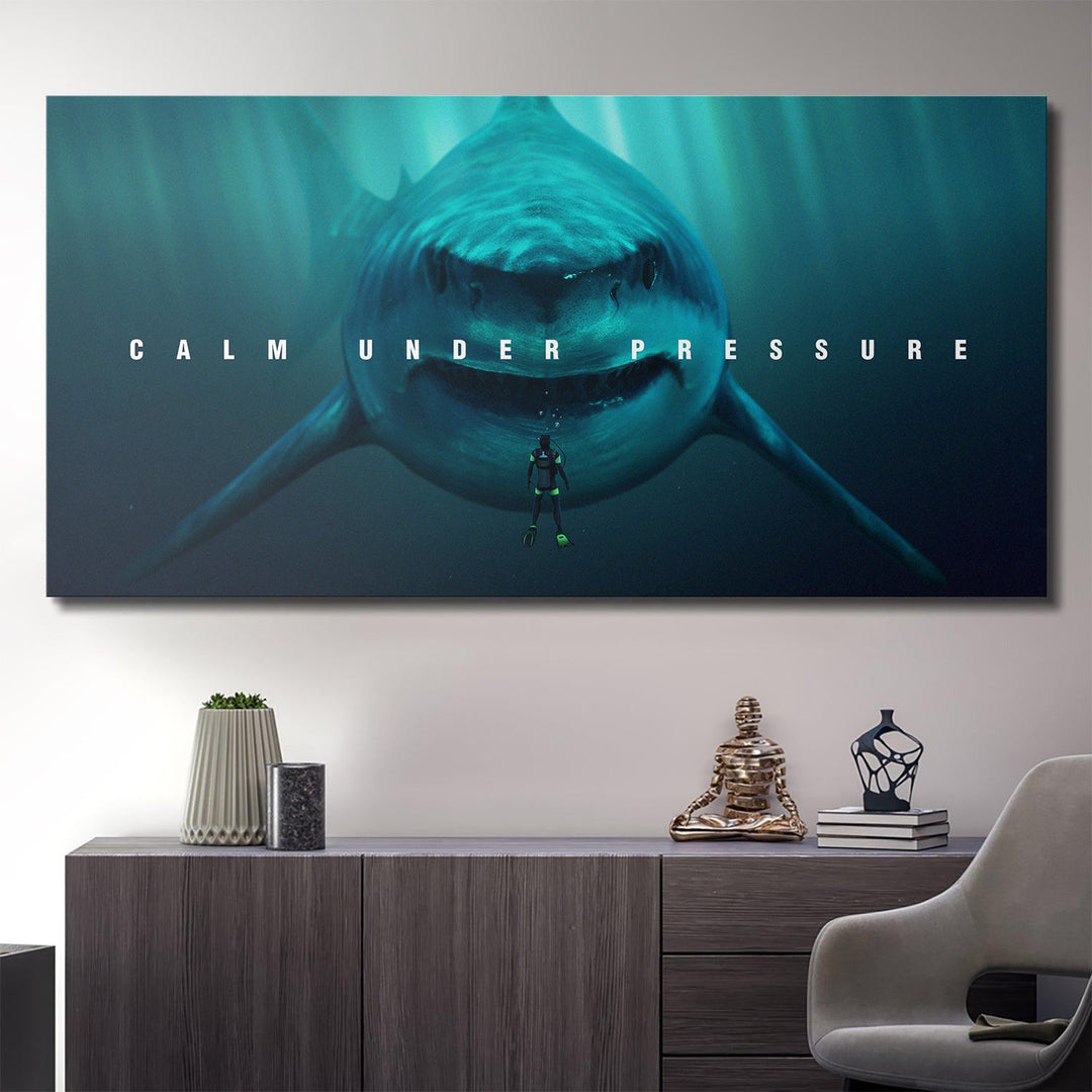 Calm Under Pressure canvas art