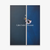 Calm Under Pressure tennis canvas wall art print