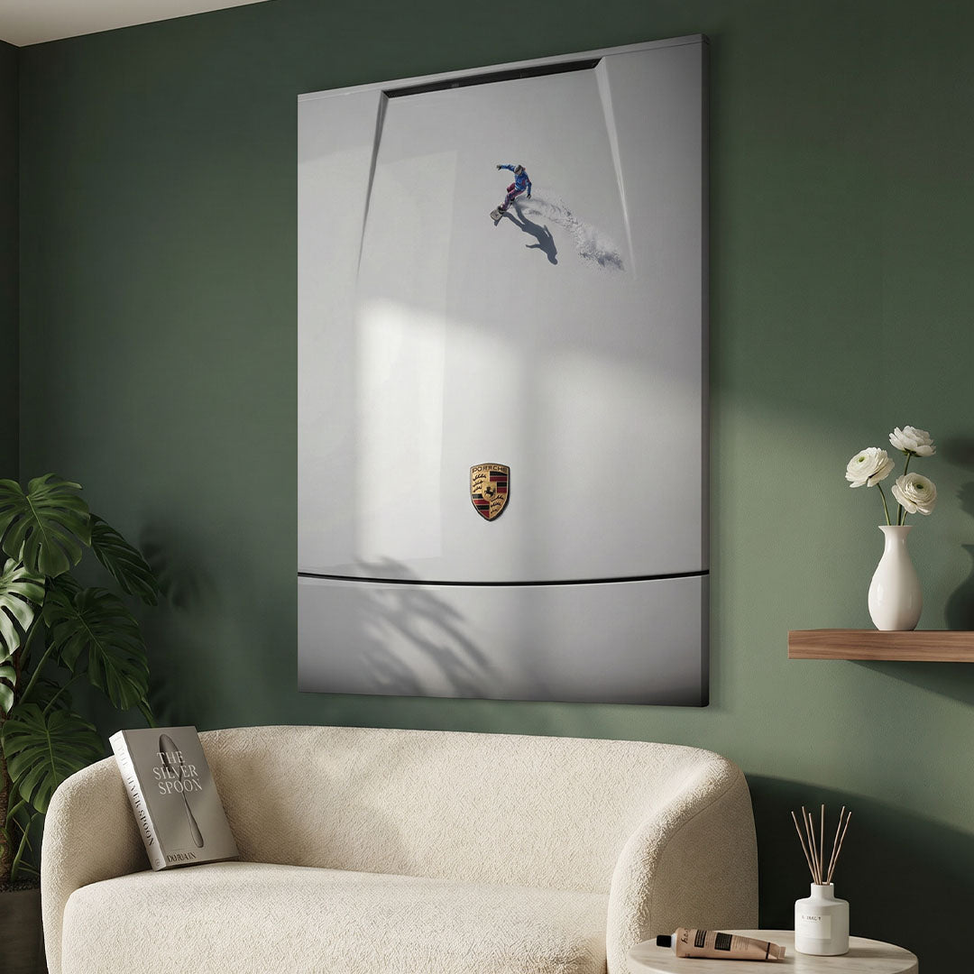 Car Boarding canvas wall art