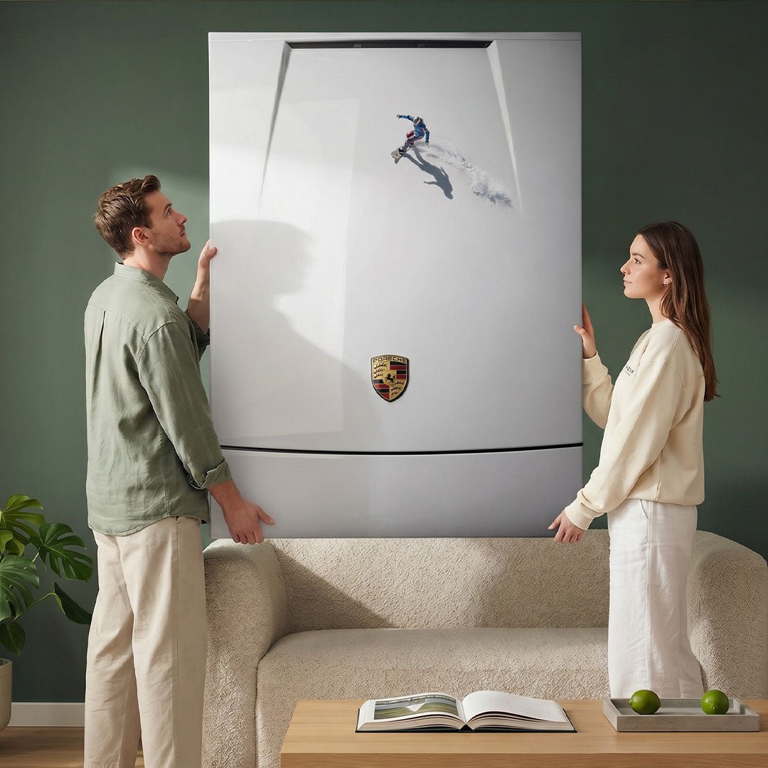 Car Boarding canvas wall art