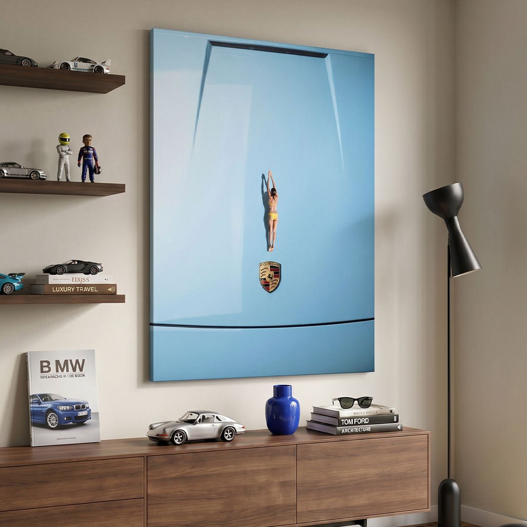 Car Dive canvas wall art
