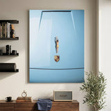 Car Dive canvas wall art