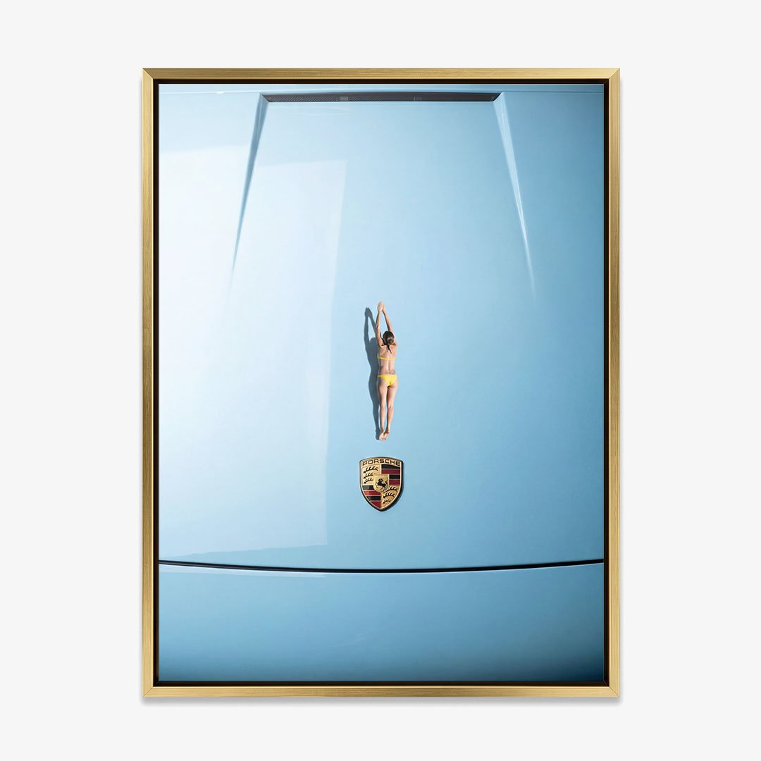 Car Dive canvas wall art
