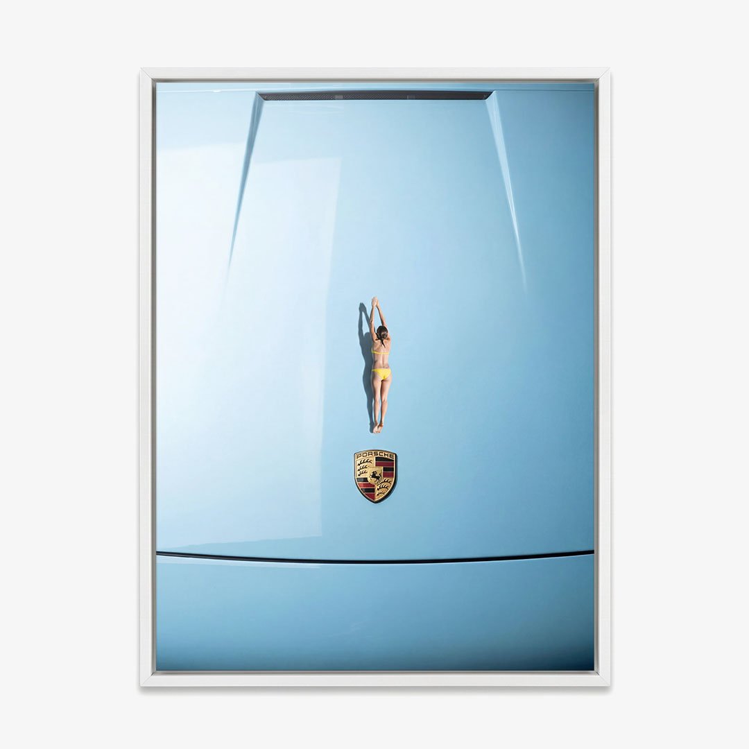 Car Dive canvas wall art