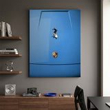 Car Surfing canvas wall art