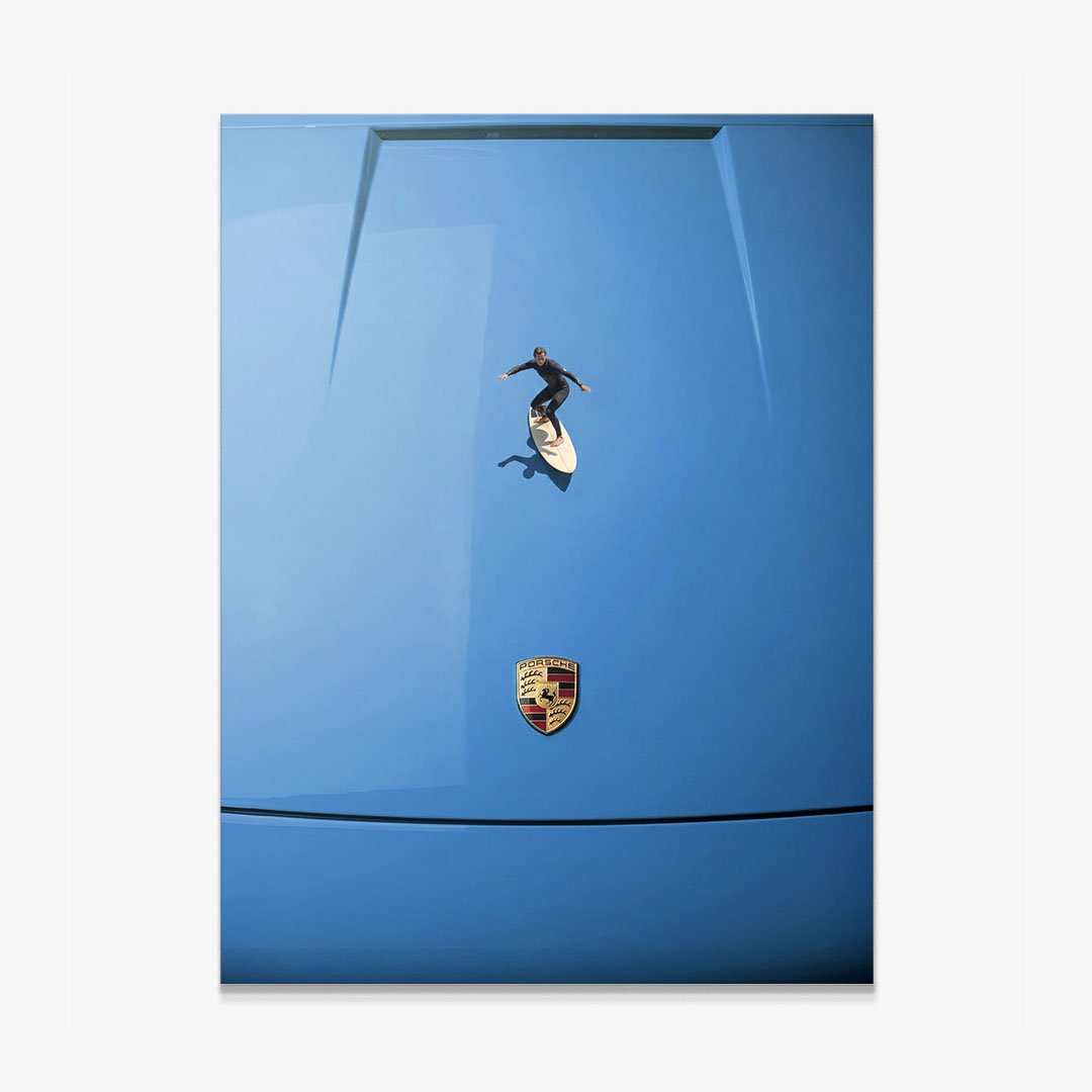 Car Surfing canvas wall art