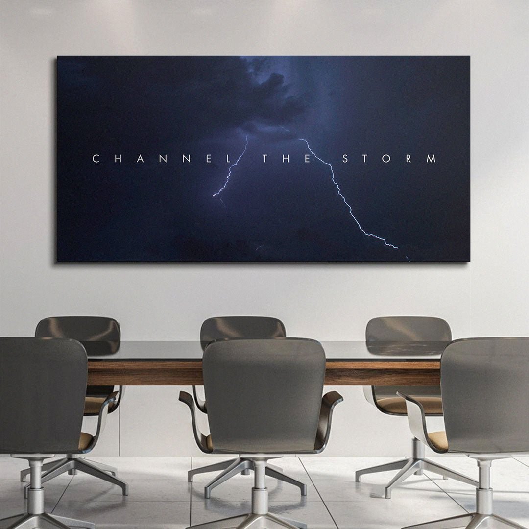 Channel The Storm canvas wall art