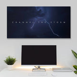 Channel The Storm canvas wall art