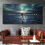 Chase The Unknown canvas wall art