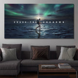 Chase The Unknown canvas wall art