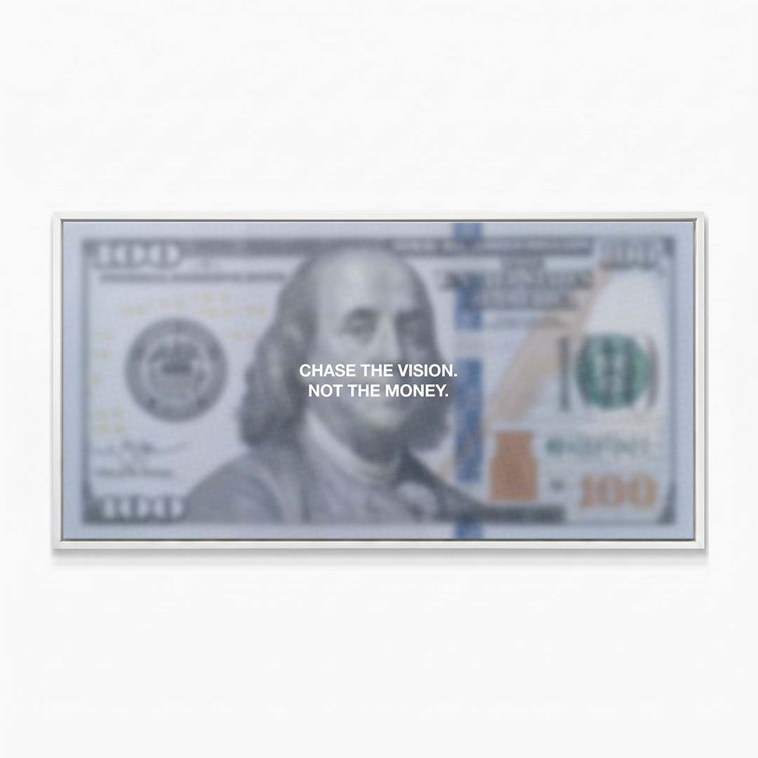 Chase The Vision (Dollar Edition) canvas wall art