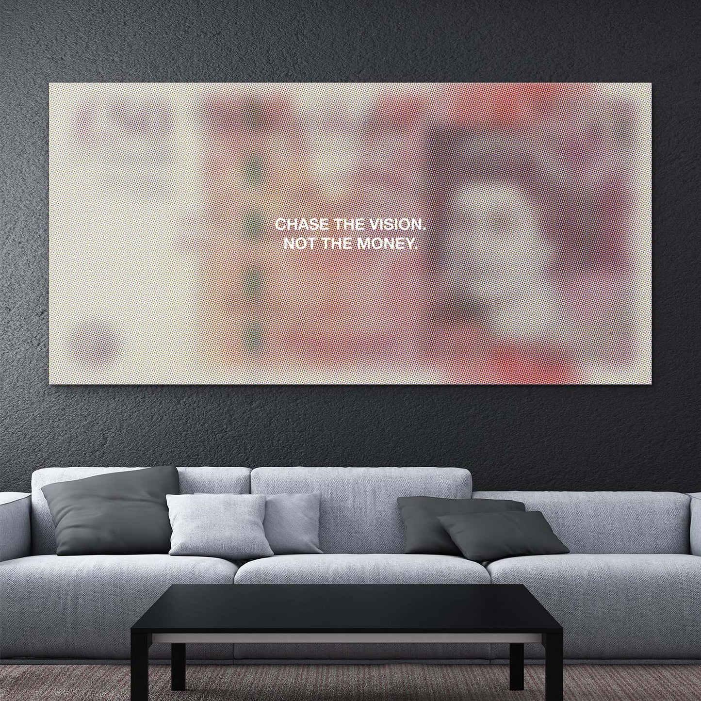 Chase The Vision (Pound Edition) canvas art