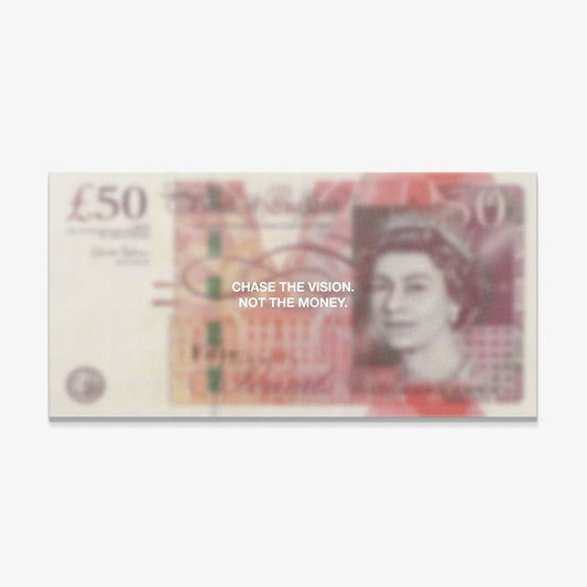 Chase The Vision (Pound Edition) canvas art