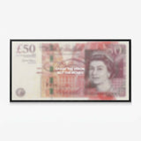 Chase The Vision (Pound Edition) canvas wall art