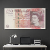Chase The Vision (Pound Edition) canvas wall art