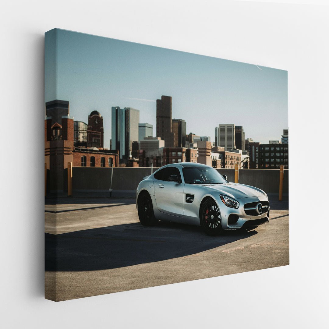 City Torque canvas wall art
