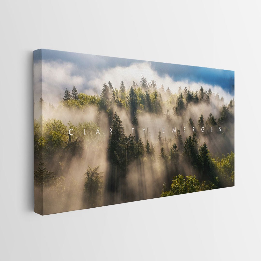 Clarity Emerges canvas wall art
