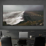 Clarity Follows Action canvas wall art