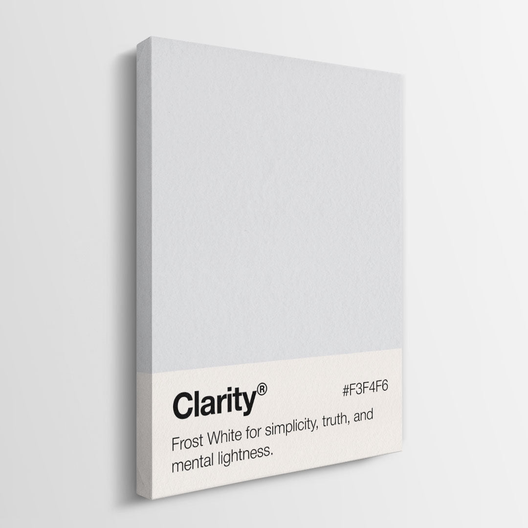 Clarity Palette canvas wall art