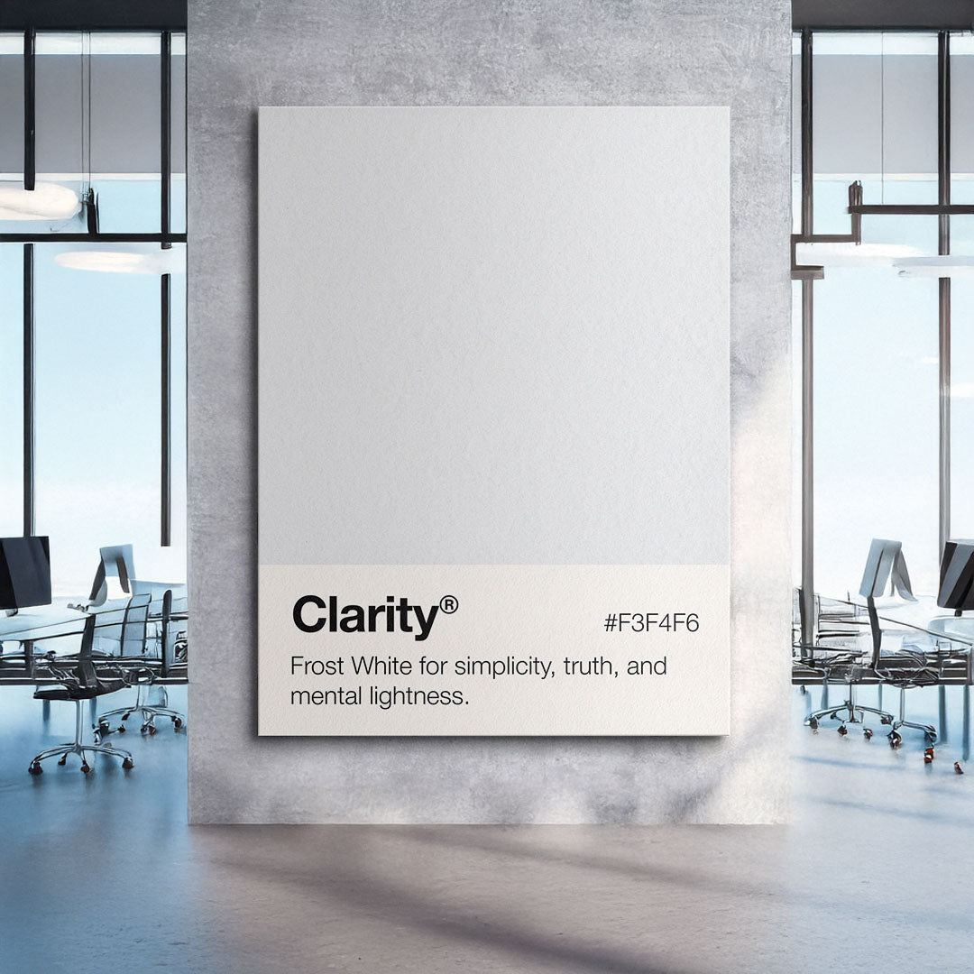Clarity Palette motivational canvas wall art