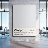 Clarity Palette canvas wall art