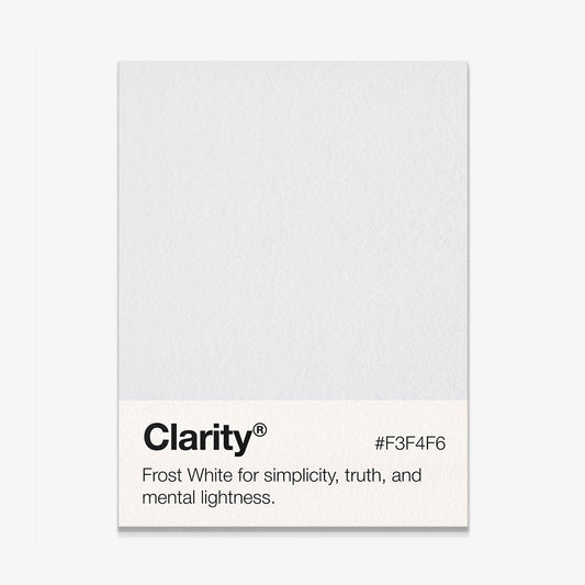 Clarity Palette motivational canvas wall art