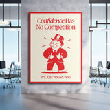 Confidence & Competition canvas wall art