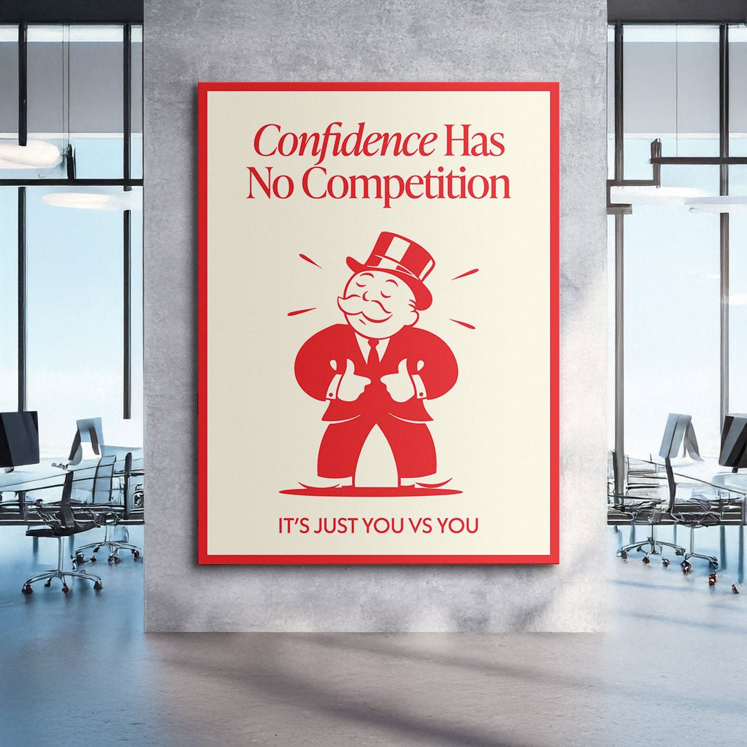 Confidence & Competition canvas art