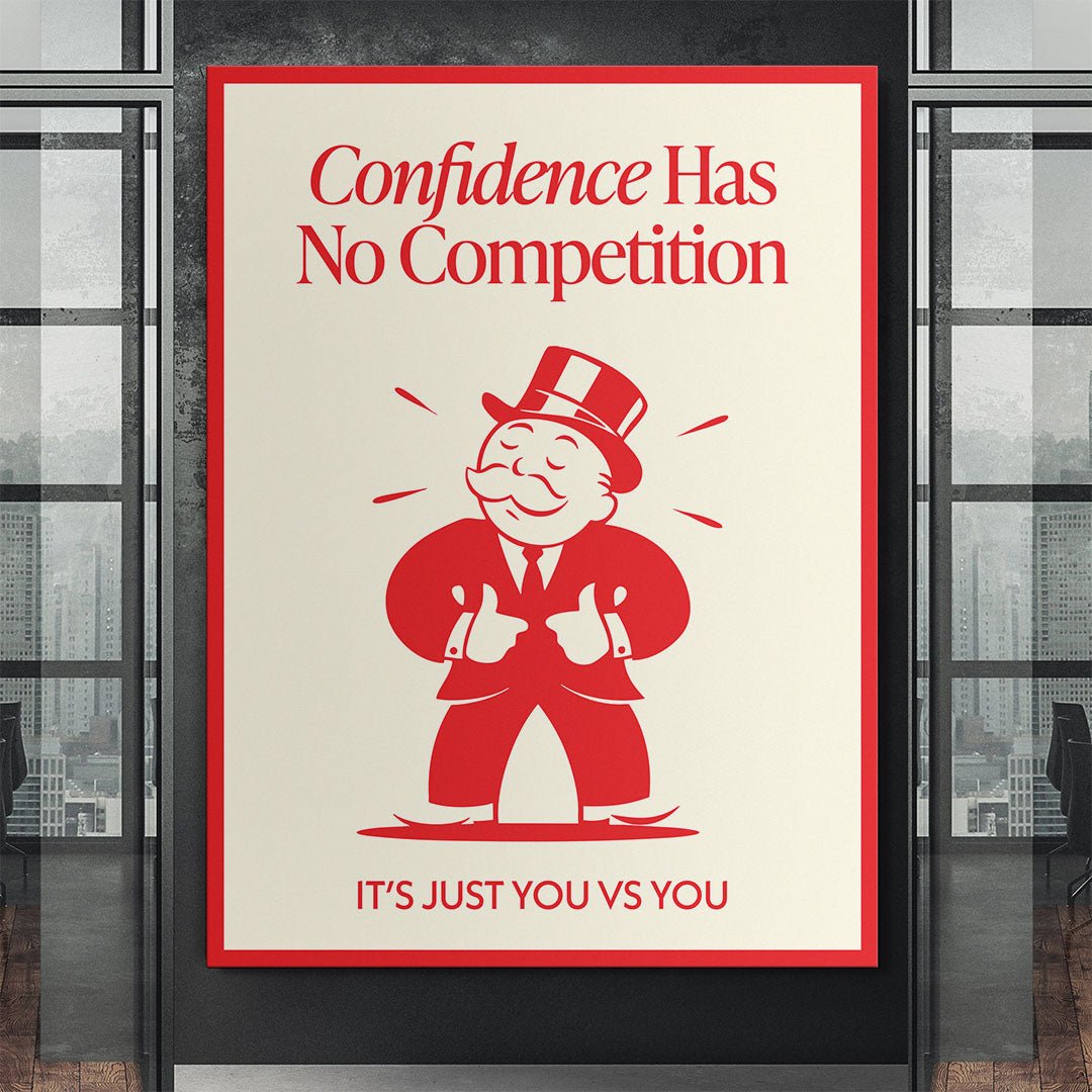 Confidence & Competition canvas art