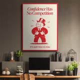 Confidence & Competition canvas wall art