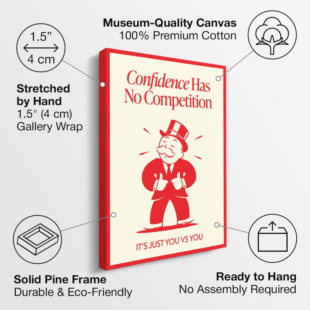 Confidence & Competition canvas art