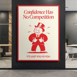 Confidence & Competition canvas wall art