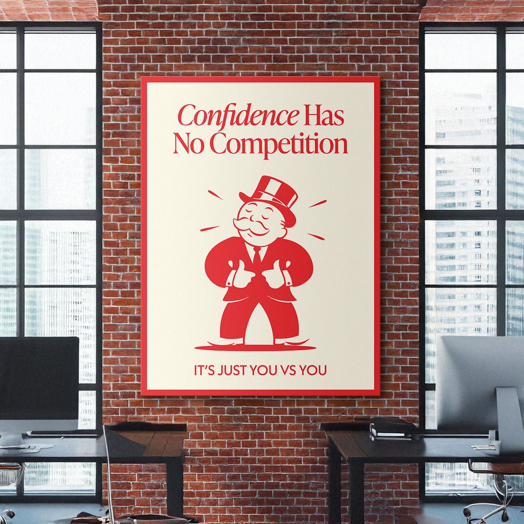 Confidence & Competition canvas art
