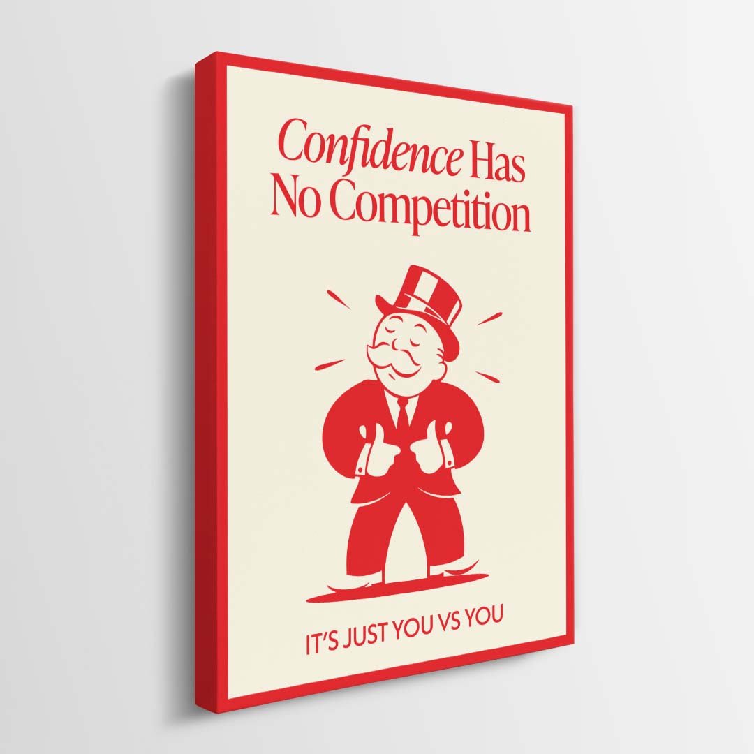 Confidence & Competition canvas art