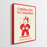 Confidence & Competition canvas wall art