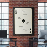 Control The Play canvas wall art