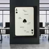 Control The Play canvas wall art