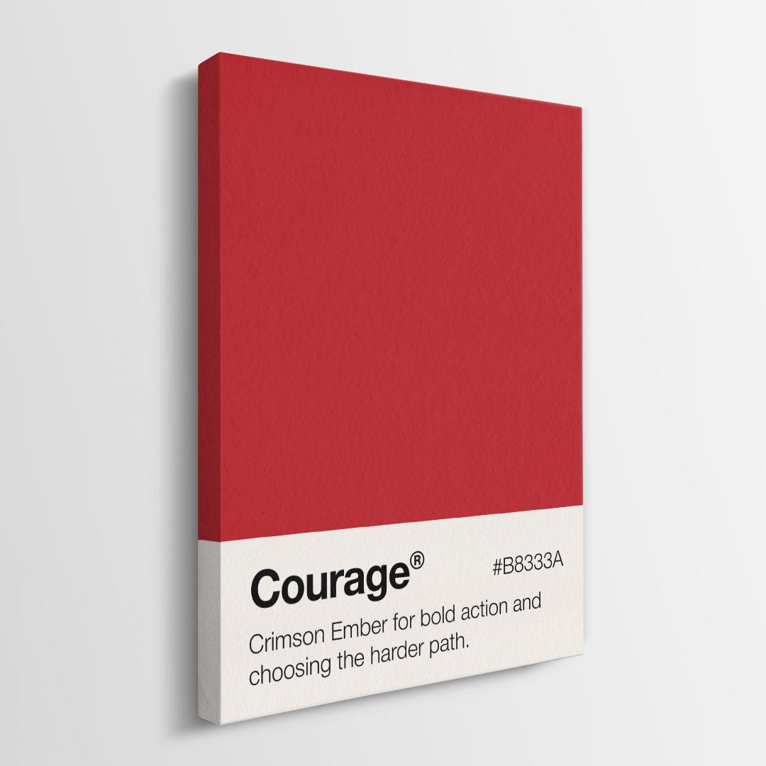 Courage Palette canvas art