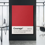 Courage Palette canvas wall art