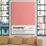 Creativity Palette canvas wall art