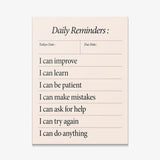 Daily Reminders canvas wall art