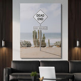 Dead End canvas wall art