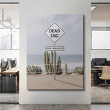 Dead End canvas wall art