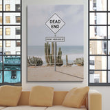 Dead End canvas wall art