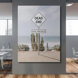 Dead End canvas wall art