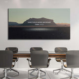 Direction canvas wall art
