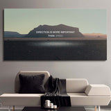 Direction canvas wall art