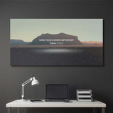 Direction canvas wall art