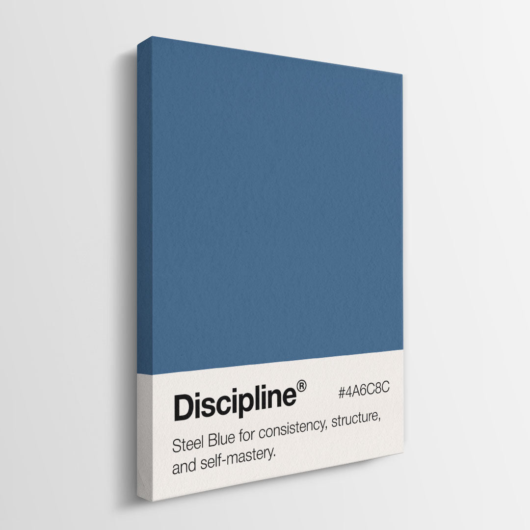 Discipline Palette canvas art